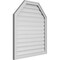 Ekena Millwork Octagonal Top Surface Mount PVC Gable Vent w/ 2"W x 1-1/2"P Brickmould Frame, 32"W x 36"H GVPOT32X3602SF - alternate 5